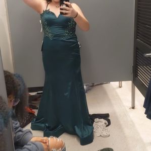 Green prom dress